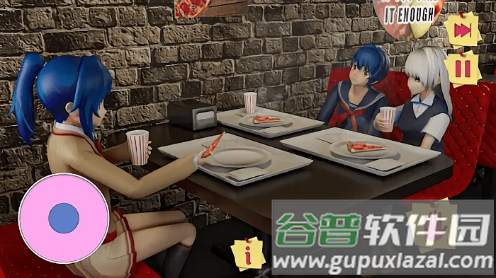 高中动漫女孩3d生活游戏截图4
