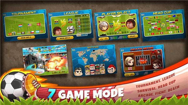 头球得分汉化破解版(Head Soccer)截图3