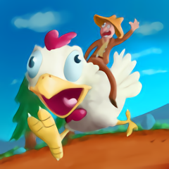 骑鸡比赛游戏(chicken rodeo)v1.0.0