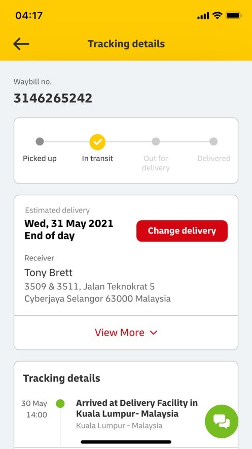 DHL国际快递查询(DHL Express)截图1