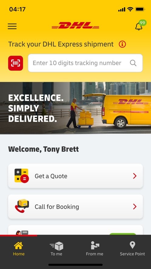 DHL国际快递查询(DHL Express)截图2