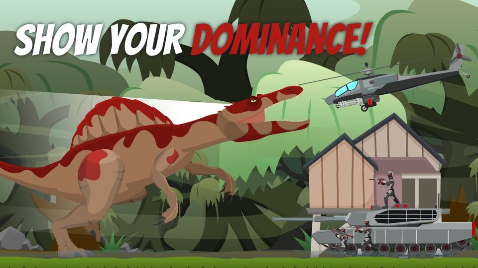混血棘龙沼泽肆虐无广告版(Hybrid Spinosaurus:Swamp Rampage)截图2