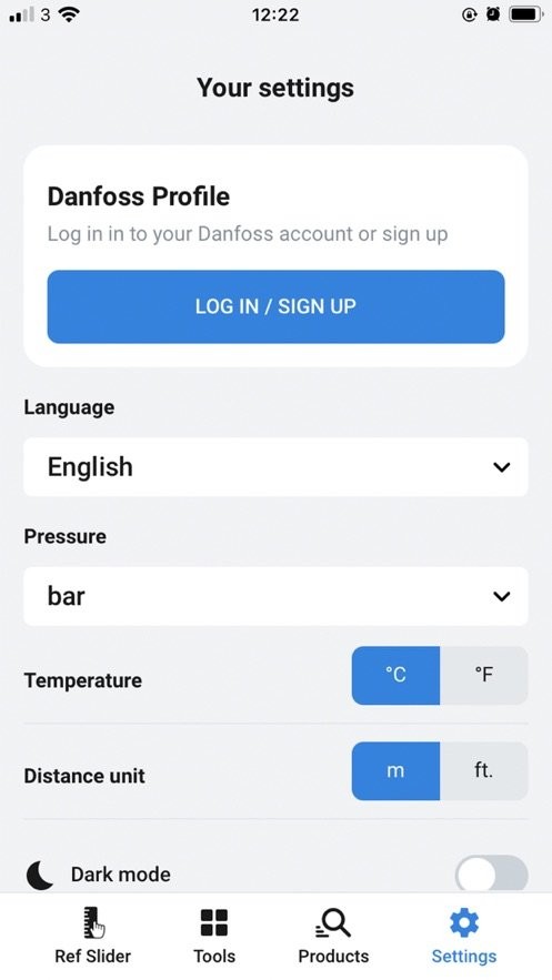 丹佛斯ref tools冷媒尺app截图1