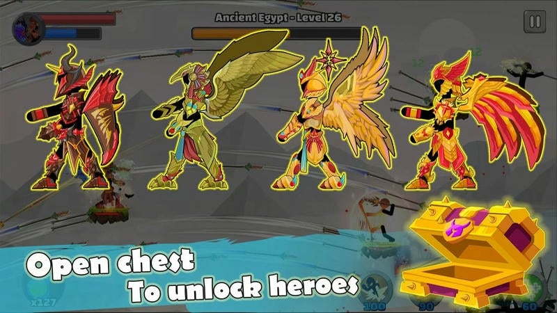 火柴人长矛传奇内购版(Stickman Spear Legend)截图1
