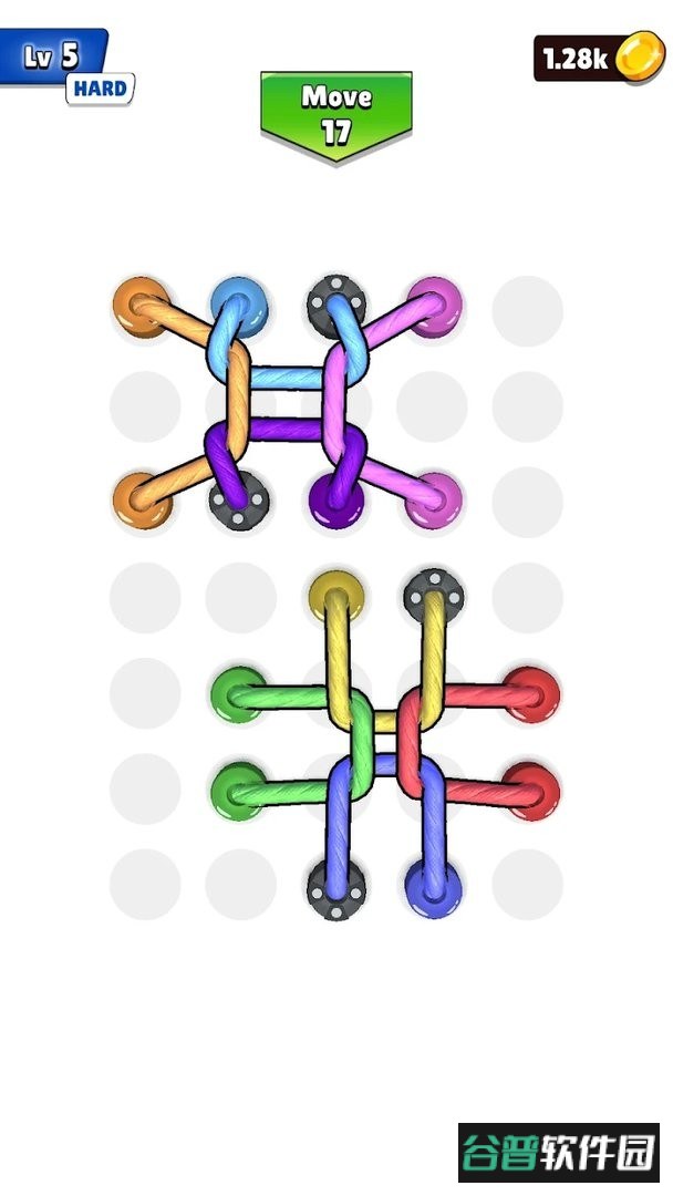 缠绕的绳结游戏免广告(Twisted Tangle)截图3