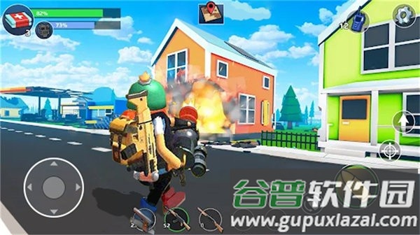 香肠跳伞吃鸡派对游戏截图1