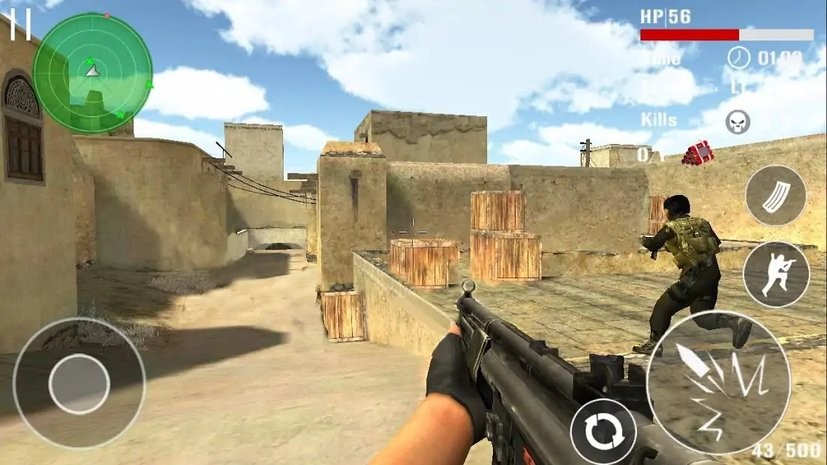 反恐突击射击无限金币单机版(Counter Terrorists Shooter)截图1
