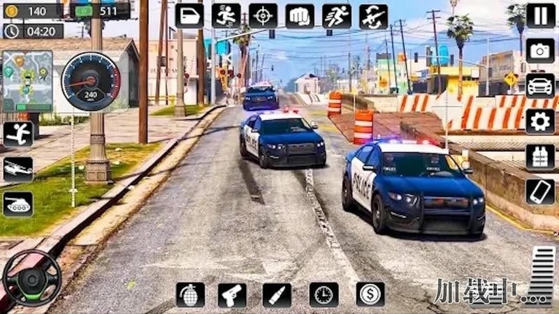 超级警车驾驶手游截图1
