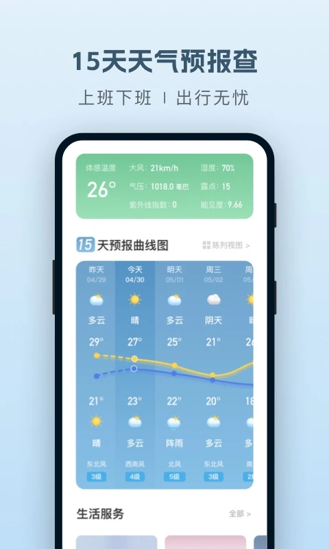 纯净天气预报软件截图3