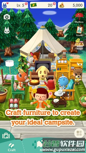 动物之森口袋露营截图1