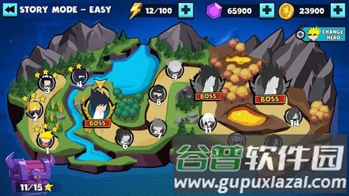 火柴人忍者忍者格斗截图4