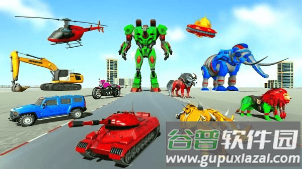 飞警坦克机器人改造手机版截图4