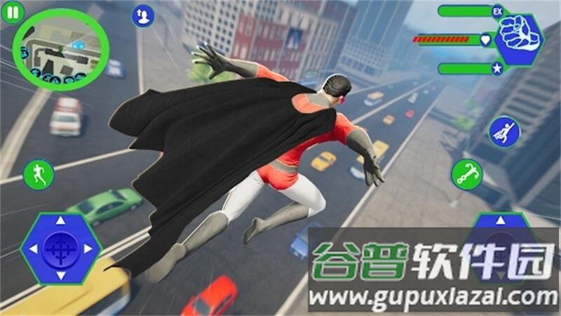 飞行超级英雄城市救援游戏截图4