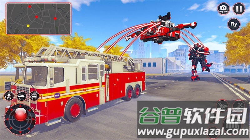 飞行消防员机器人手游截图1