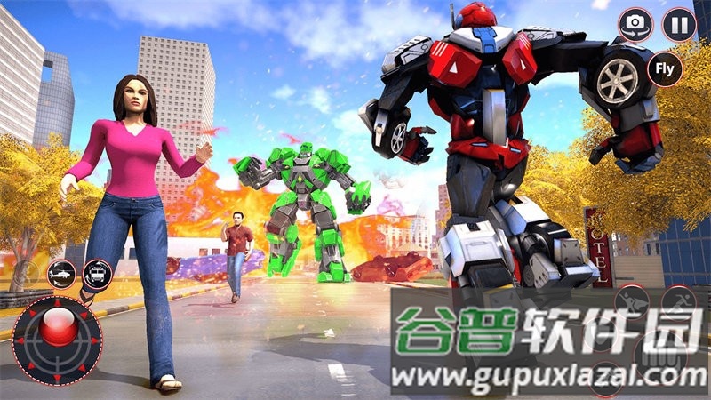 飞行消防员机器人手游截图2