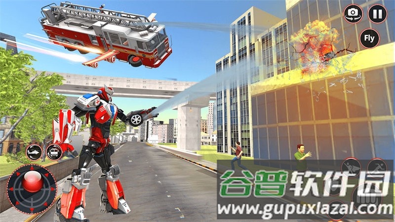 飞行消防员机器人手游截图3