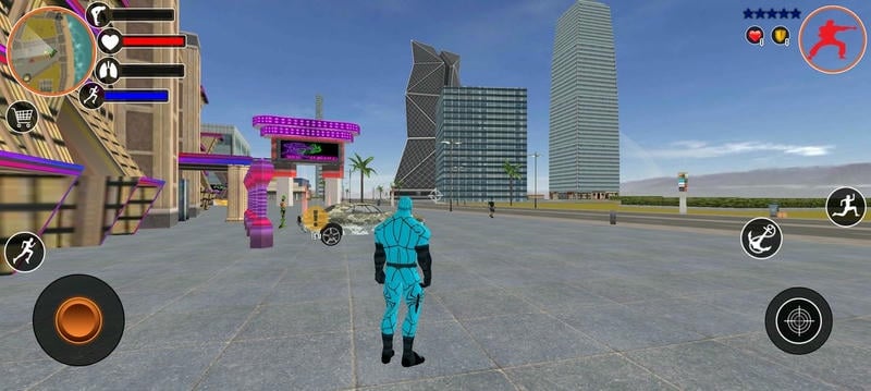 蜘蛛超级英雄无限金币版截图2