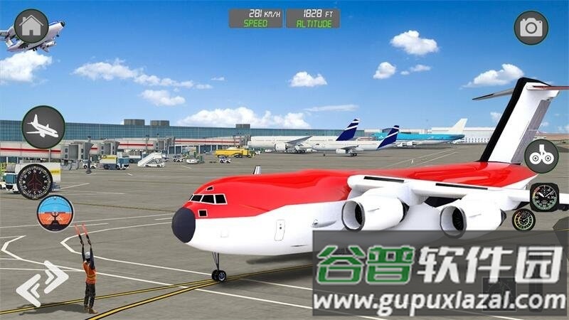 飞行员飞机模拟驾驶游戏截图2