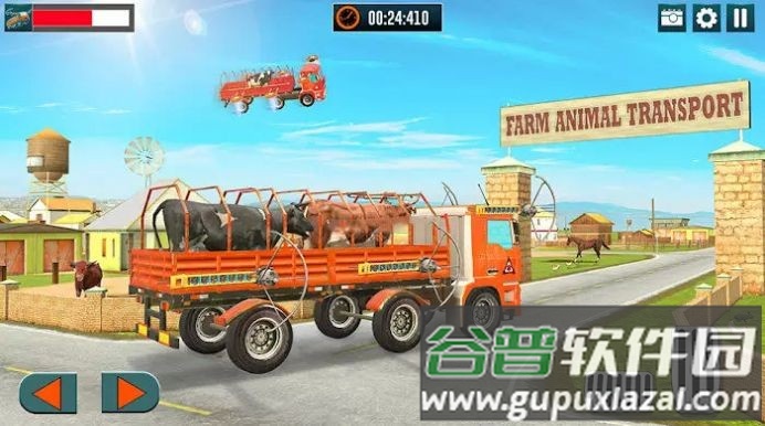 飞行卡车动物运输游戏截图3