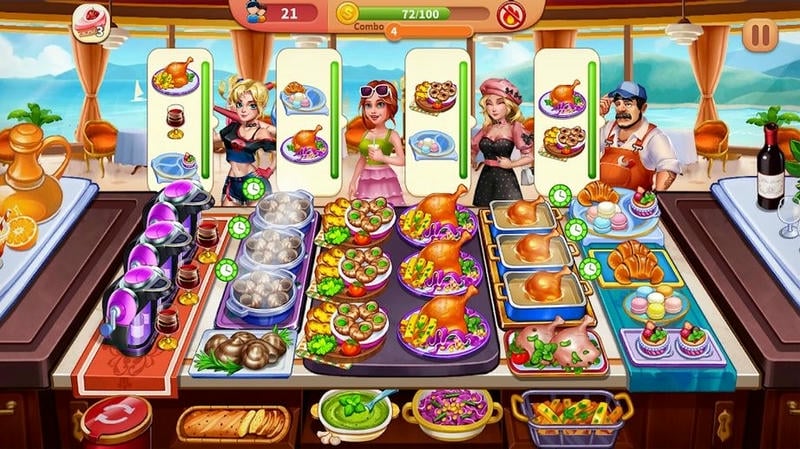 烹饪厨师游戏免广告版截图1
