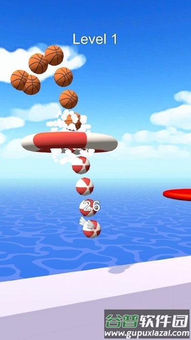 飞扬的球游戏(flappy ball)截图1