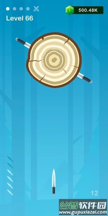 飞刀射击大师游戏(knife hit shooting master)截图2