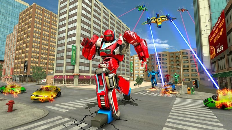 无人机机器人手游截图1