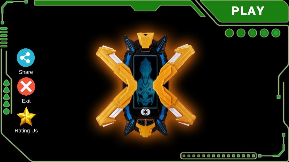 艾克斯奥特曼变身模拟器(dx ultraman x)截图2