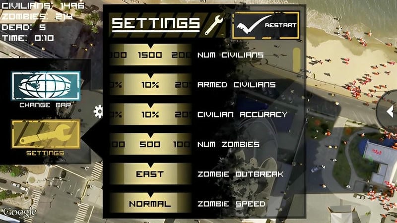 僵尸围城模拟器最新修改版截图1