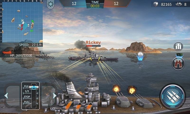 战舰突袭3d破解版(Warship Attack)截图2