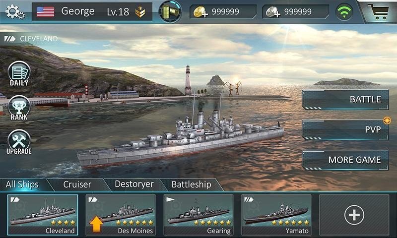 战舰突袭3d破解版(Warship Attack)截图3