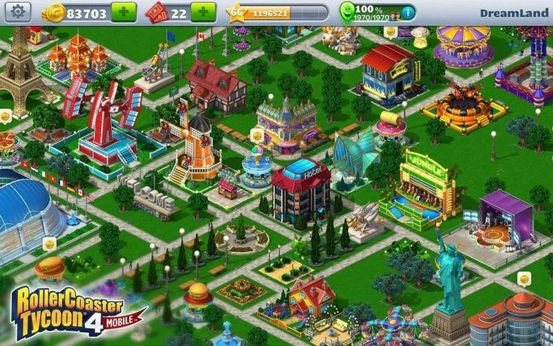 过山车大亨4手机版(RollerCoaster Tycoon)截图3