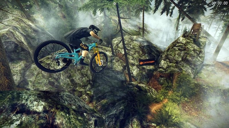 山地自行车大赛游戏破解版(Shred Downhill MTB)截图1