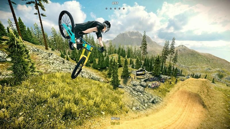 山地自行车大赛游戏破解版(Shred Downhill MTB)截图2