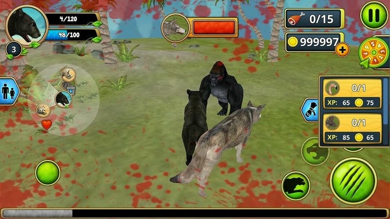 豹子家族模拟器游戏(Panther Family Sim Online)截图1