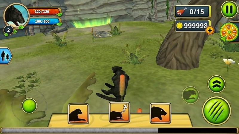 豹子家族模拟器游戏(Panther Family Sim Online)截图2