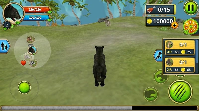 豹子家族模拟器游戏(Panther Family Sim Online)截图3