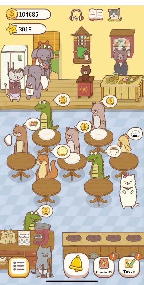 猫咪餐厅2无限金币截图1