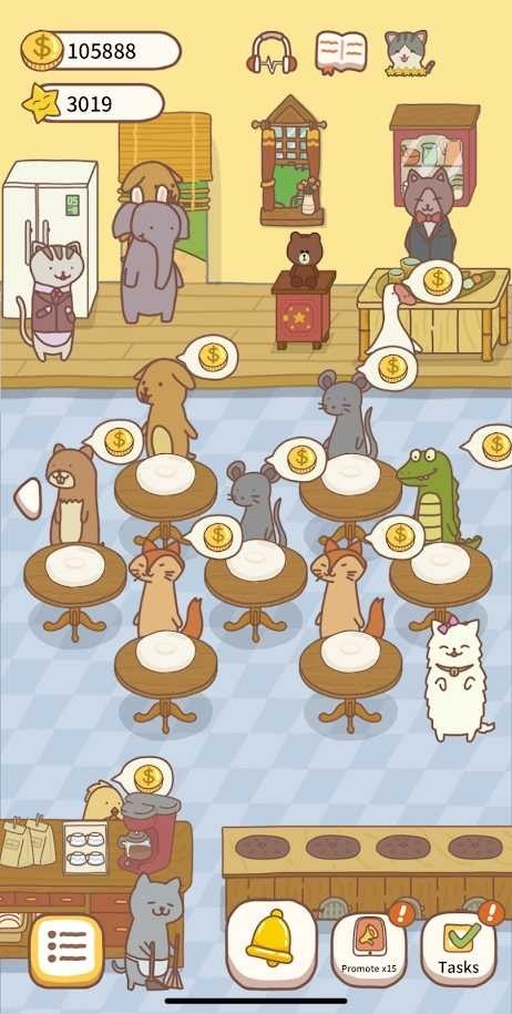 猫咪餐厅2无限金币截图3