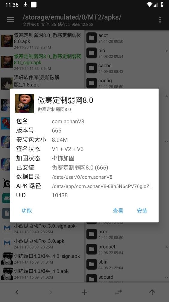 傲寒定制弱网8.0下载安装