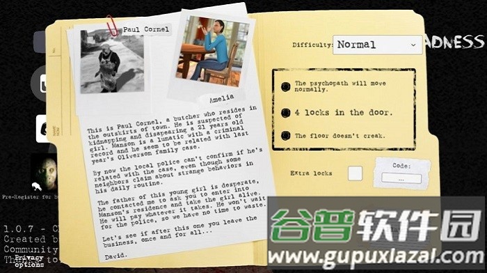 面具旅馆逃生游戏(butcher)截图2
