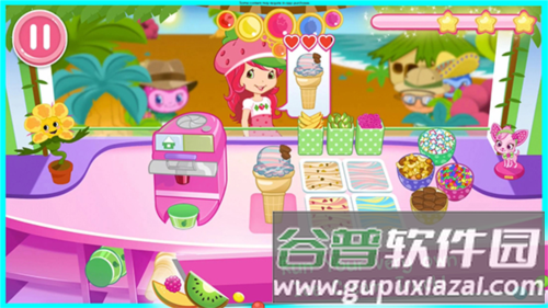 草莓甜心冰激凌岛游戏截图1