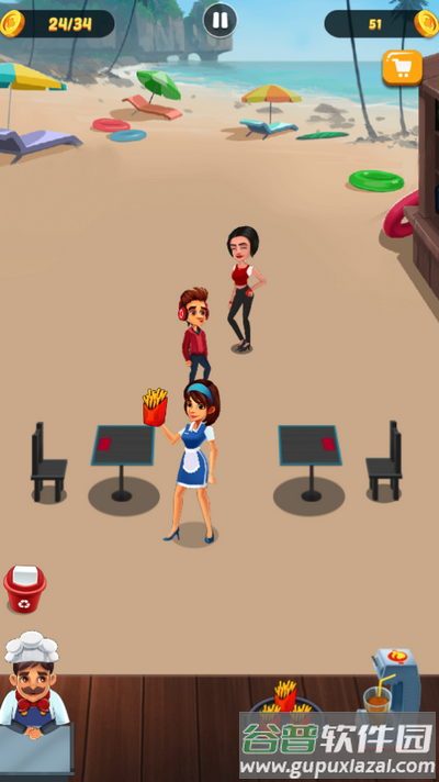 烹饪咖啡厅游戏(Cooking Cafe)截图2