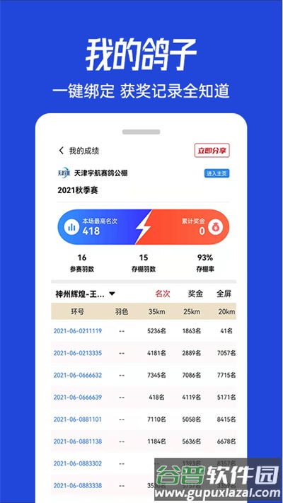 青鸽网查指定成绩软件截图2