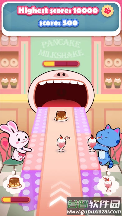 吃薄饼喝奶昔游戏(PancakeMilkshake)截图2