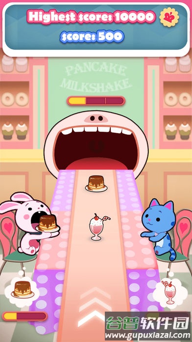 吃薄饼喝奶昔游戏(PancakeMilkshake)截图3
