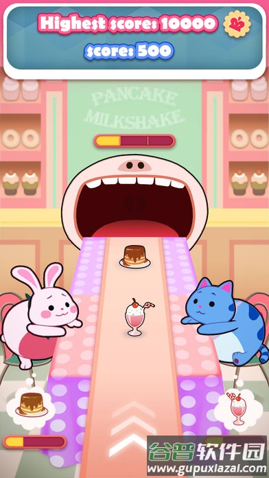 吃薄饼喝奶昔游戏(PancakeMilkshake)截图4
