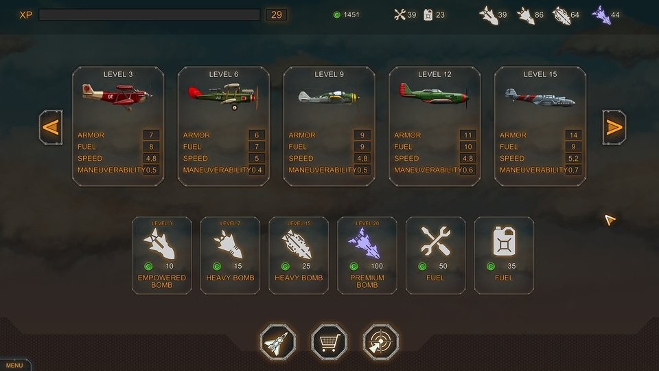 进化战机轰炸无限金币版(Aircraft Evolution)截图2