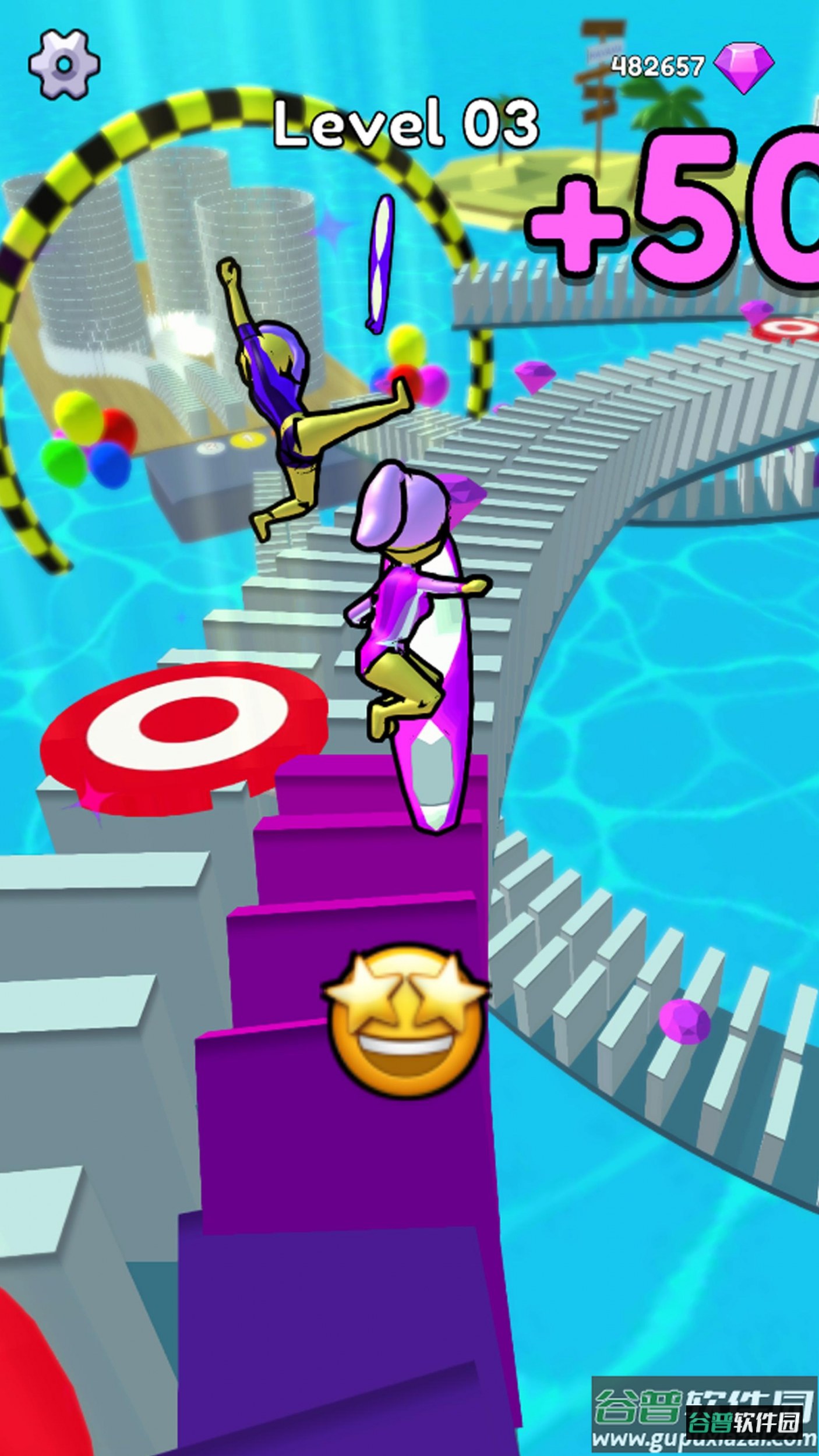 多米诺冲浪者游戏下载安装(Domino Surfer)截图2