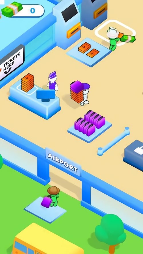 我的机场破解版无限金币(Airport Empire Idle Tycoon)截图1